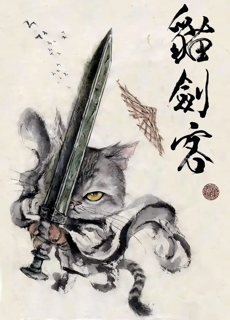 猫剑客-彩 封面