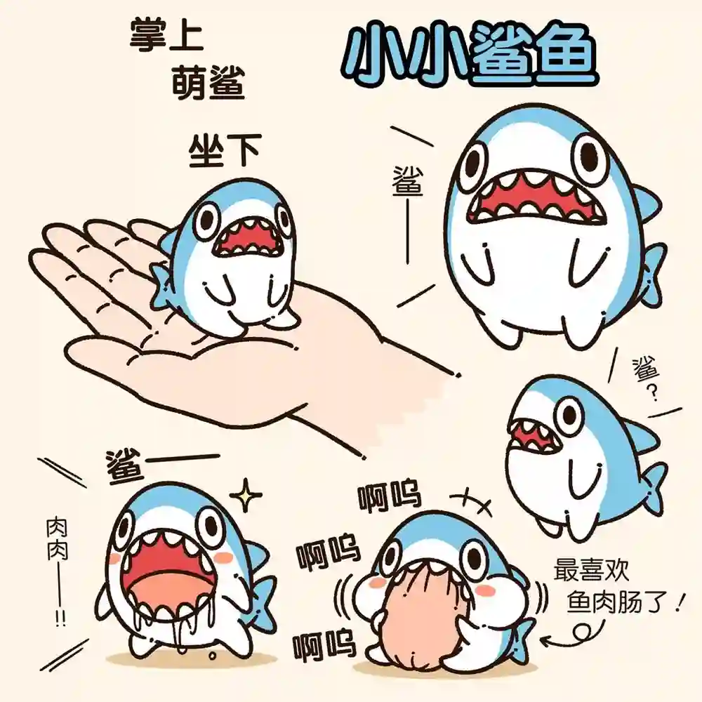 小鲨鱼去郊游-彩 封面